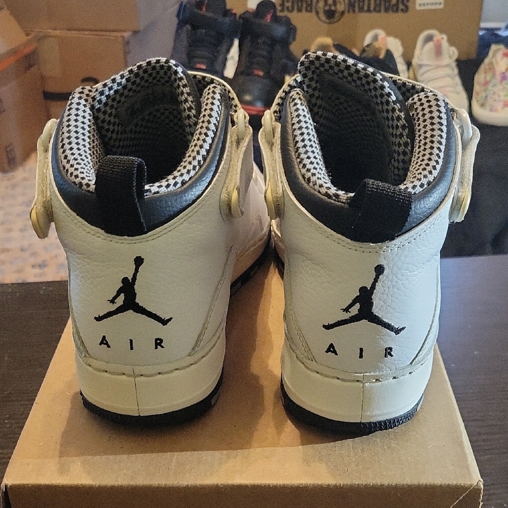 Air Jordan 10 Retro Fusion  (AJF 10) Rare "Cement" (2010) Men 10 Womens 11.5 EUC - Picture 5 of 10